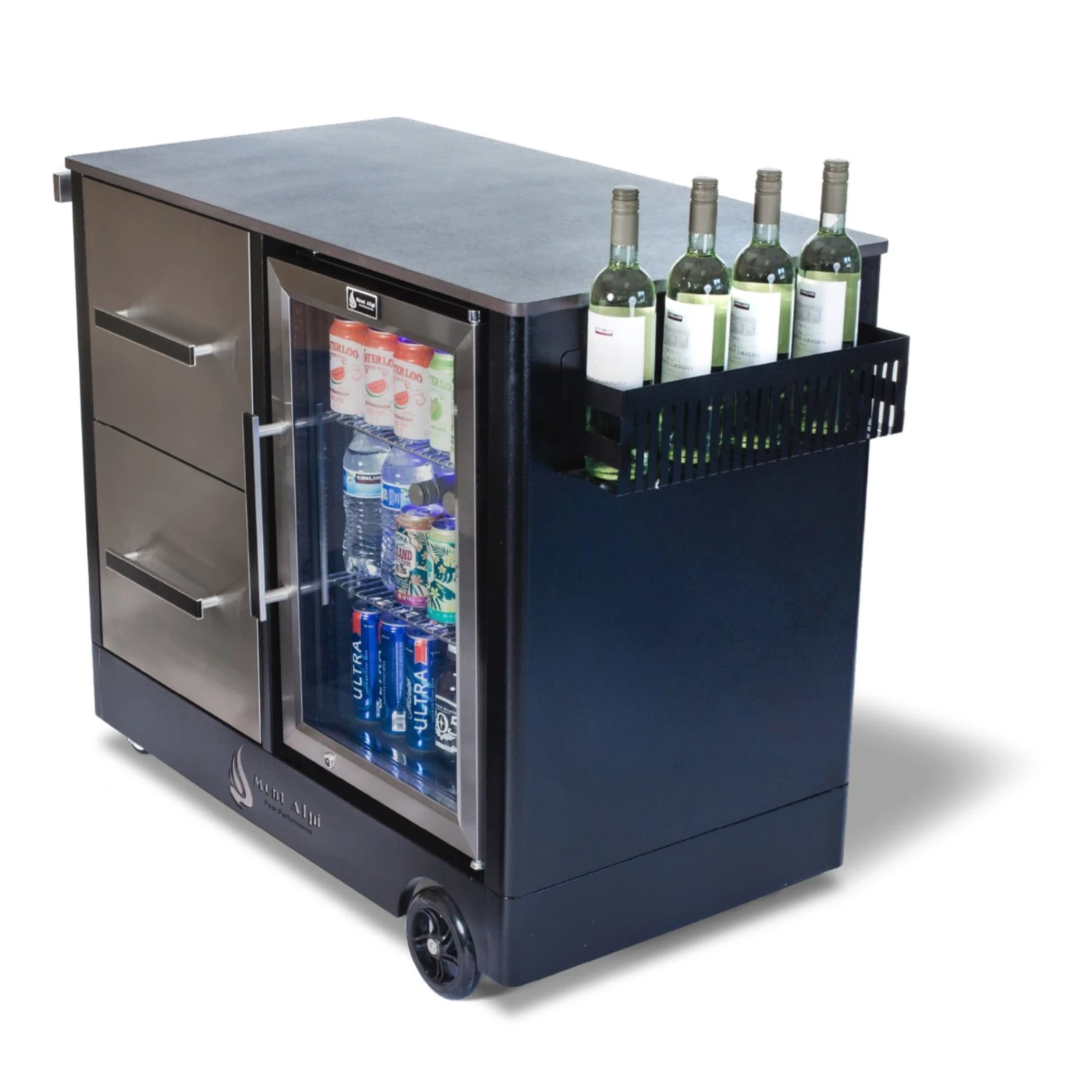 Mont Alpi Mobile Outdoor Prep Center & Bar Cart - MAPCL 6 Mont Alpi Mobile Outdoor Prep Center & Bar Cart - MAPCL - Image 4