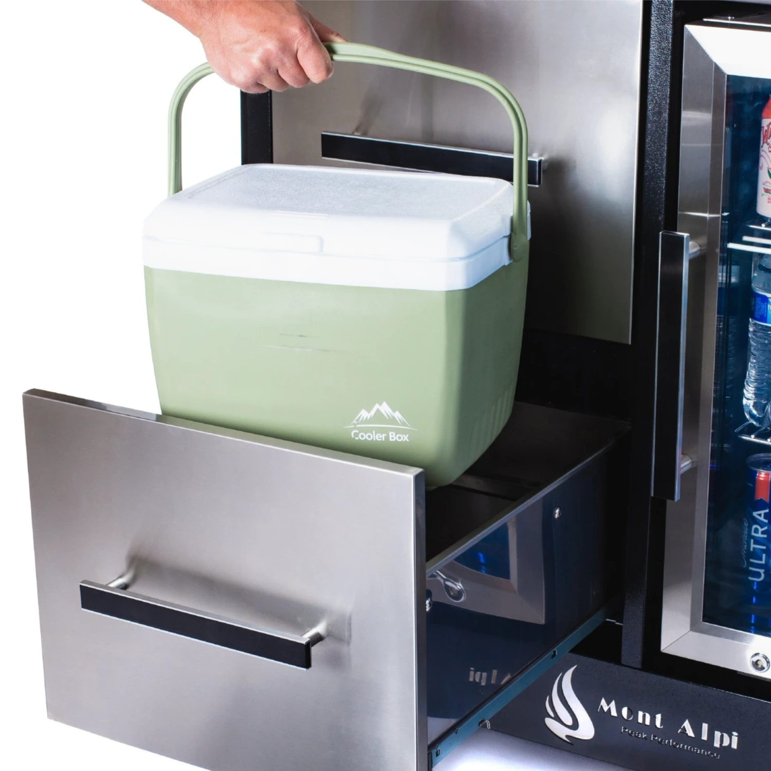 Mont Alpi Mobile Outdoor Prep Center & Bar Cart - MAPCL 9 Mont Alpi Mobile Outdoor Prep Center & Bar Cart - MAPCL - Image 7