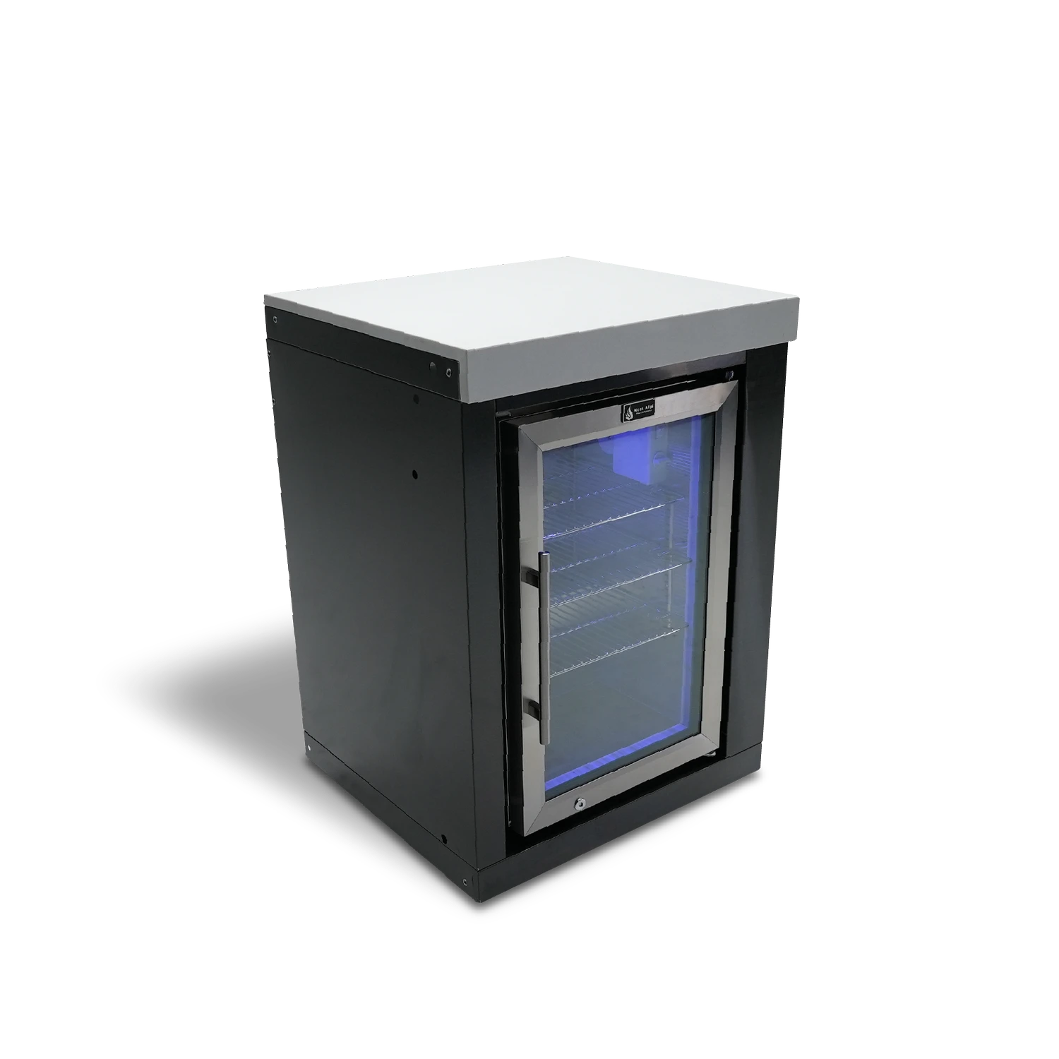 Mont Alpi Black Stainless Steel Single Fridge Module - MASFM-BSS 3 Mont Alpi Black Stainless Steel Single Fridge Module - MASFM-BSS