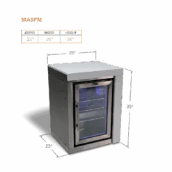 Mont Alpi Stainless Steel Single Fridge Module - MASFM 7 Mont Alpi Stainless Steel Single Fridge Module - MASFM -Outdoor Kitchen Shop MASFM 02 dims 2x 84e67322 79a9 4b8f aada ed3140cf795b