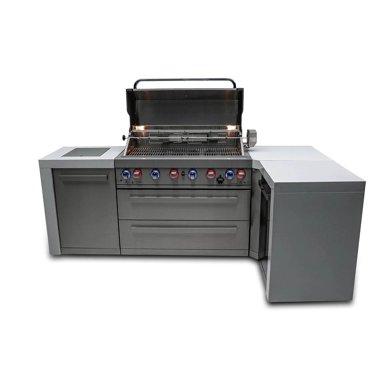 Mont Alpi 805 Deluxe BBQ Grill Island With 90 Degree Corner - MAi805-D90C 7 Mont Alpi 805 Deluxe BBQ Grill Island With 90 Degree Corner - MAi805-D90C - Image 5