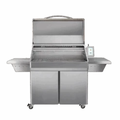 Memphis Grills Elite Freestanding ITC 3 Pellet Grill - VG0002S 12 Memphis Grills Elite Freestanding ITC 3 Pellet Grill - VG0002S -Outdoor Kitchen Shop Memphis Elite ITC3 hood open