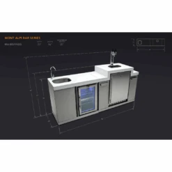 Mont Alpi Beverage Center And Kegerator - MA-BEVKEG 7 Mont Alpi Beverage Center And Kegerator - MA-BEVKEG -Outdoor Kitchen Shop Mont Alpi Beverage Center and Kegerator 2