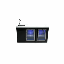 Mont Alpi Black Stainless Steel Beverage Center And Fridge Cabinet - MA-BEVBSSFC 9 Mont Alpi Black Stainless Steel Beverage Center And Fridge Cabinet - MA-BEVBSSFC -Outdoor Kitchen Shop Mont Alpi Black Stainless Steel Beverage Center and Fridge Cabinet 3