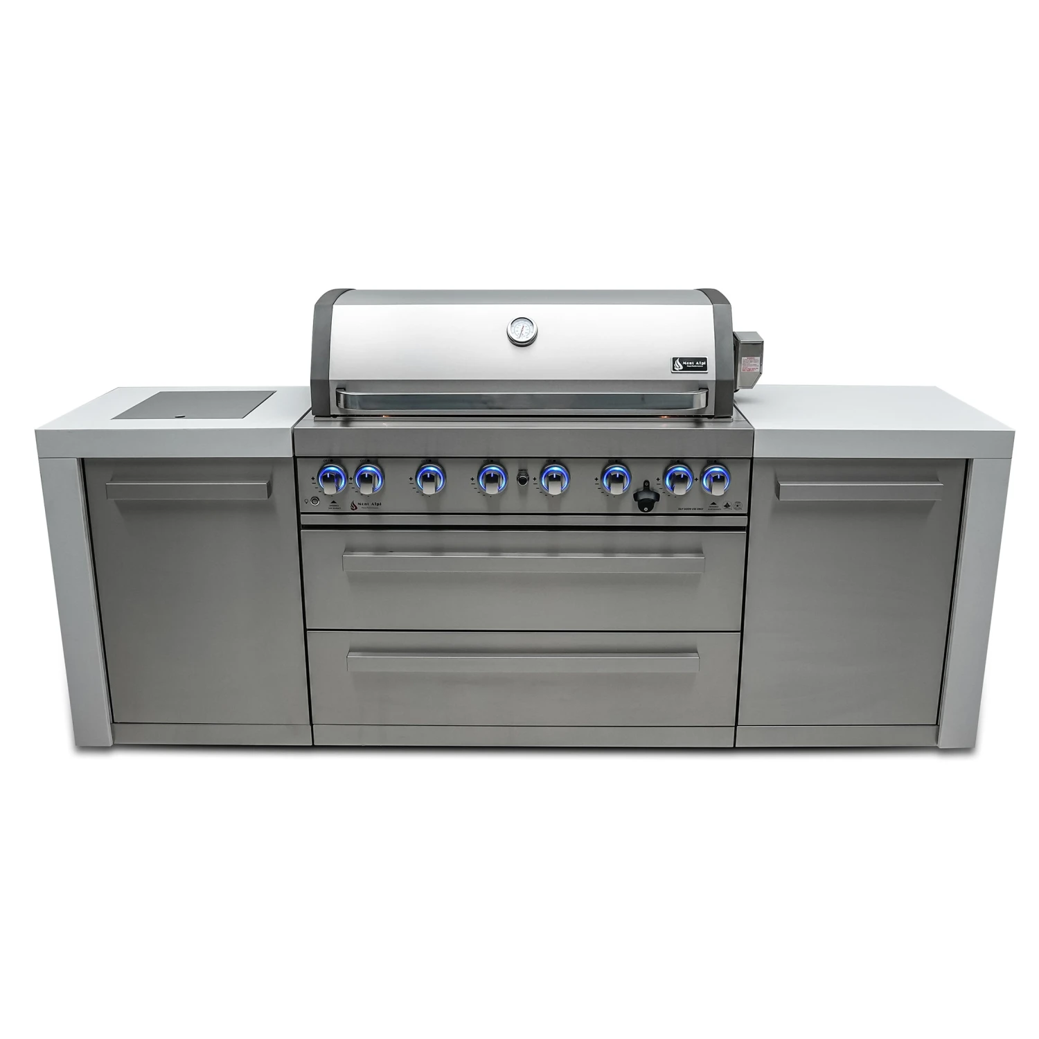 Mont Alpi 805 Deluxe BBQ Grill Island - MAi805-D 3 Mont Alpi 805 Deluxe BBQ Grill Island - MAi805-D