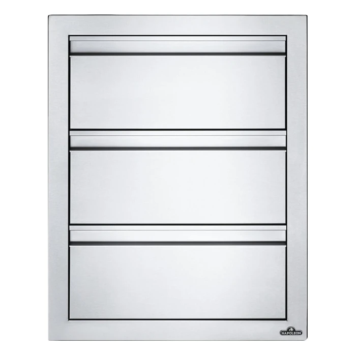 Napoleon 18" X 24" Triple Drawer - BI-1824-3DR 3 Napoleon 18" X 24" Triple Drawer - BI-1824-3DR