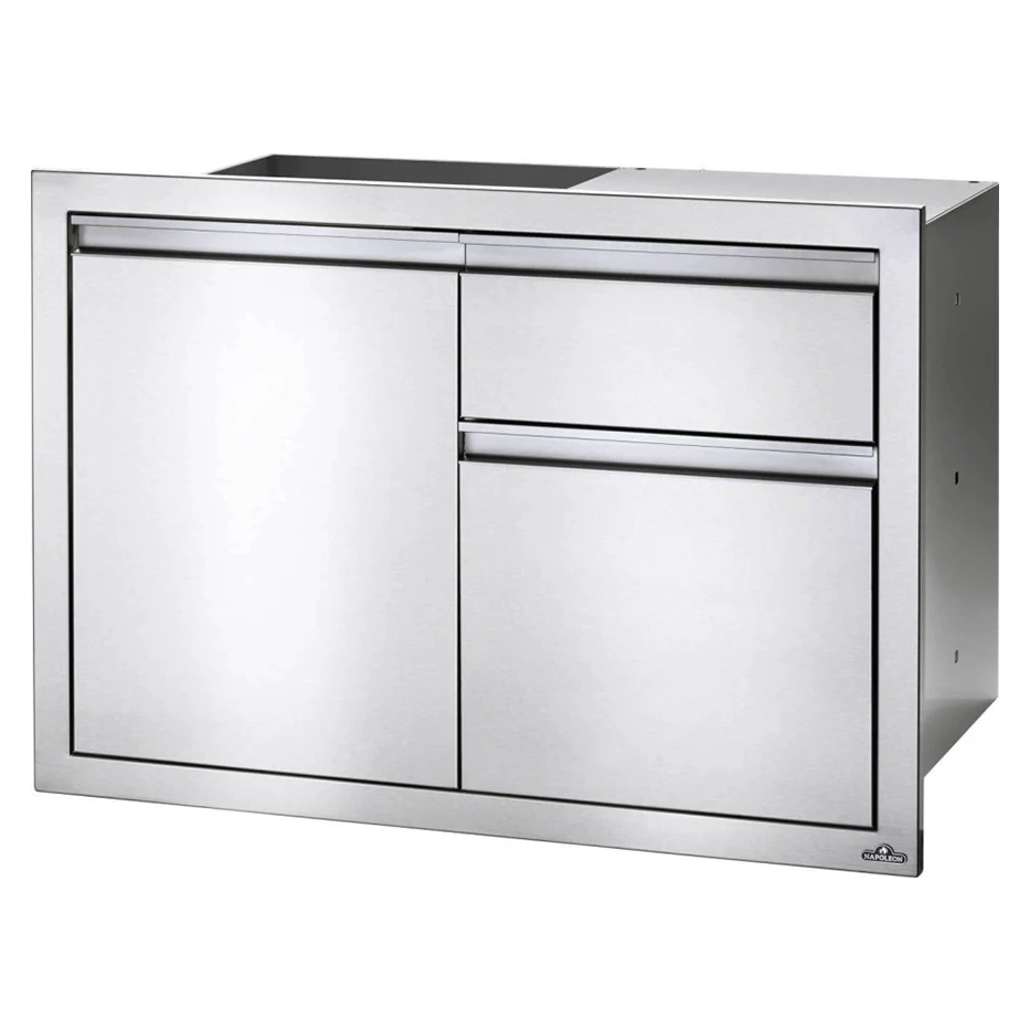 Napoleon 36" X 24" Single Door & Waste Bin Drawer - BI-3624-1D1W 3 Napoleon 36" X 24" Single Door & Waste Bin Drawer - BI-3624-1D1W