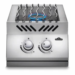 Napoleon Built-in 500 Series Inline Dual Range Top Burner With Stainless Steel Cover - BI12RT