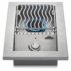 Napoleon Built-in 500 Series Single Range Top Burner With Stainless Steel Cover - BI10RT