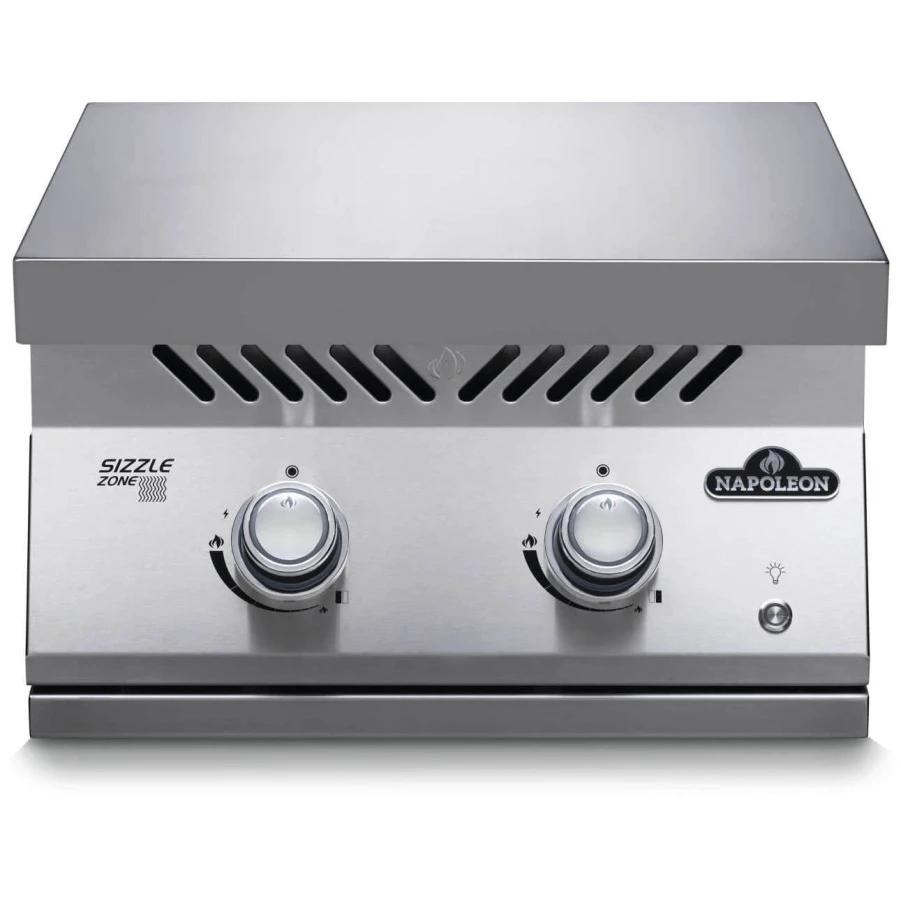 Napoleon 700 Series 18-Inch Built-In Dual Infrared Burner With Stainless Steel Cover - BIB18IR 4 Napoleon 700 Series 18-Inch Built-In Dual Infrared Burner With Stainless Steel Cover - BIB18IR - Image 2