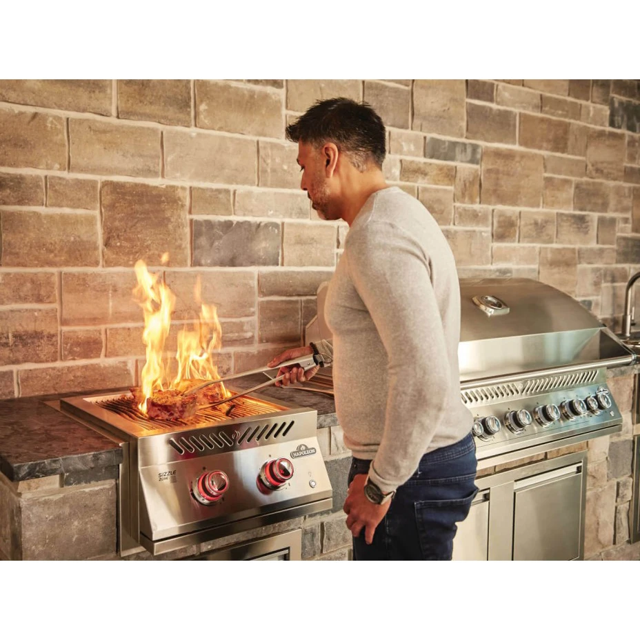 Napoleon 700 Series 18-Inch Built-In Dual Infrared Burner With Stainless Steel Cover - BIB18IR 7 Napoleon 700 Series 18-Inch Built-In Dual Infrared Burner With Stainless Steel Cover - BIB18IR - Image 5