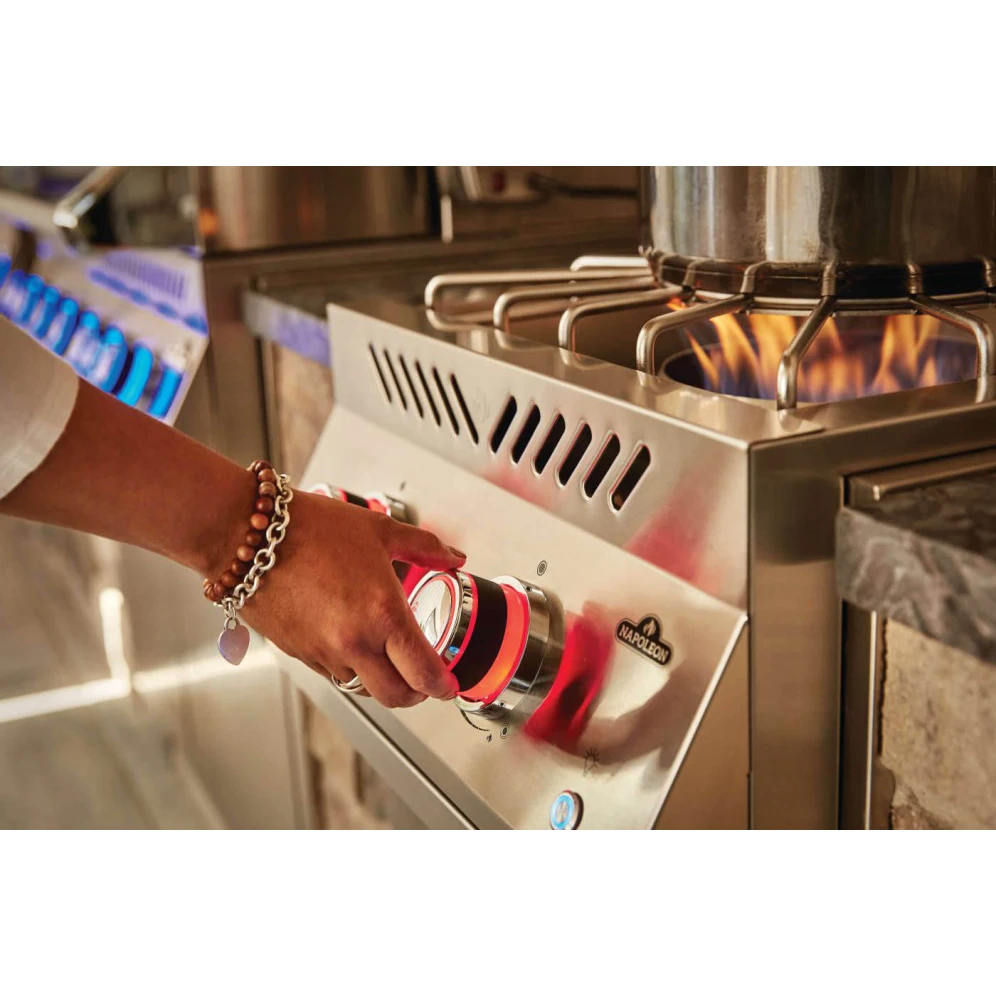 Napoleon 700 Series 18-Inch Built-In Power Burner With Stainless Steel Cover - BIB18PB 8 Napoleon 700 Series 18-Inch Built-In Power Burner With Stainless Steel Cover - BIB18PB - Image 6