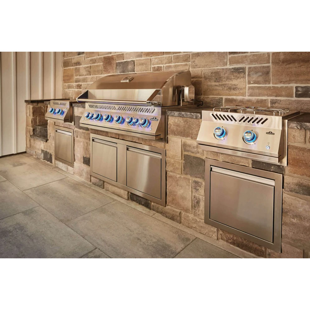 Napoleon 700 Series 18-Inch Built-In Power Burner With Stainless Steel Cover - BIB18PB 10 Napoleon 700 Series 18-Inch Built-In Power Burner With Stainless Steel Cover - BIB18PB - Image 8