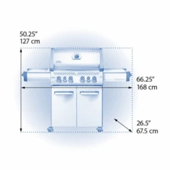 Napoleon Prestige 500 Gas Grill With Infrared Side & Rear Burners - P500RSIB 19 Napoleon Prestige 500 Gas Grill With Infrared Side & Rear Burners - P500RSIB -Outdoor Kitchen Shop NapoleonPRESTIGE500RSIB2