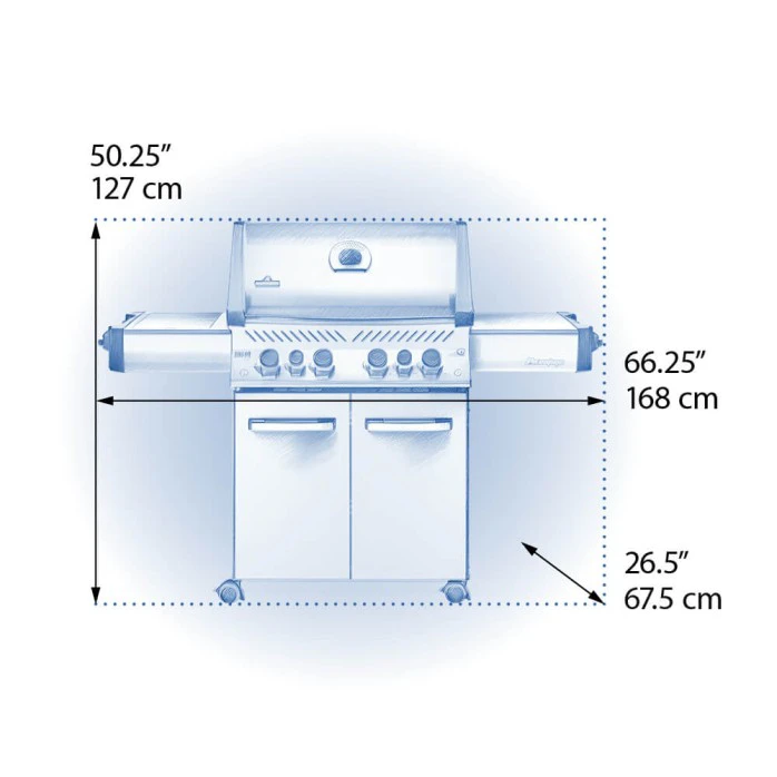 Napoleon Prestige 500 Gas Grill With Infrared Side & Rear Burners - P500RSIB 7 Napoleon Prestige 500 Gas Grill With Infrared Side & Rear Burners - P500RSIB - Image 5