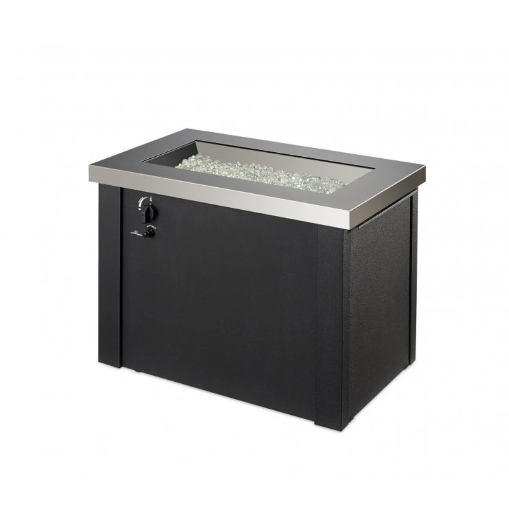 The Outdoor Greatroom Company Stainless Steel Providence Rectangular Gas Fire Pit Table (PROV-1224-SS) 4 The Outdoor Greatroom Company Stainless Steel Providence Rectangular Gas Fire Pit Table (PROV-1224-SS) - Image 2