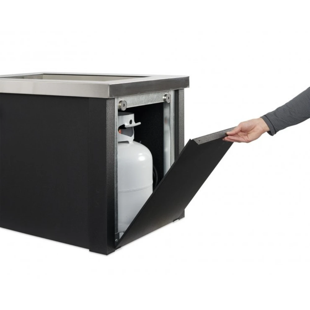 The Outdoor Greatroom Company Stainless Steel Providence Rectangular Gas Fire Pit Table (PROV-1224-SS) 6 The Outdoor Greatroom Company Stainless Steel Providence Rectangular Gas Fire Pit Table (PROV-1224-SS) - Image 4