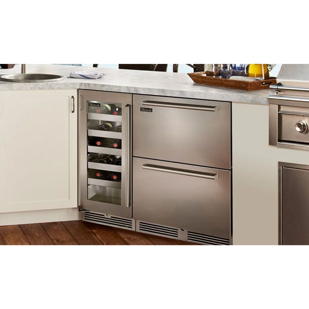 Perlick Signature 24-Inch Outdoor Undercounter Dual Zone Freezer/Refrigerator Drawers (HP24ZO-4-5/6) 5 Perlick Signature 24-Inch Outdoor Undercounter Dual Zone Freezer/Refrigerator Drawers (HP24ZO-4-5/6) - Image 3