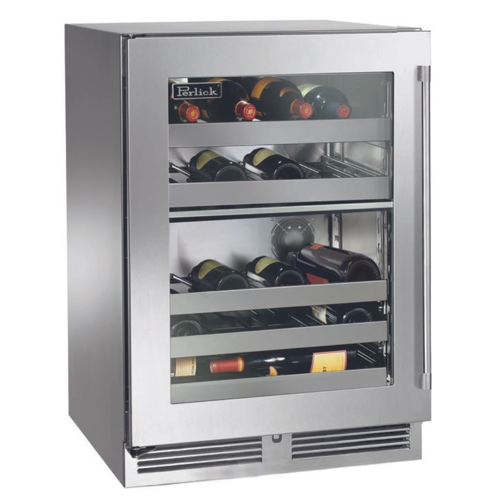 Perlick Signature 24-Inch Outdoor Undercounter Dual Zone Wine Reserve (HP24DO-4) 8 Perlick Signature 24-Inch Outdoor Undercounter Dual Zone Wine Reserve (HP24DO-4) - Image 6