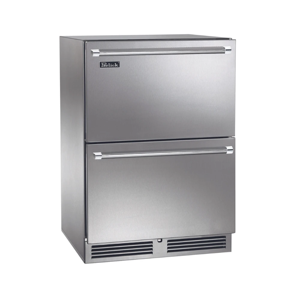 Perlick Signature 24-Inch Outdoor Undercounter Freezer Drawers (HP24FO-4-5/6) 3 Perlick Signature 24-Inch Outdoor Undercounter Freezer Drawers (HP24FO-4-5/6)