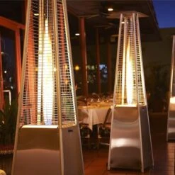 RADtec Tower Flame Patio Heater - Black And Grey Wicker 8 RADtec Tower Flame Patio Heater - Black And Grey Wicker -Outdoor Kitchen Shop RADtecTowerFlamePatioHeater BlackandGreyWickerrestaurant