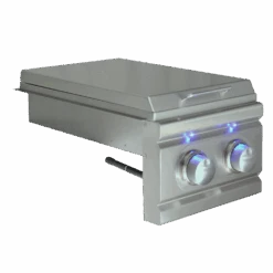 RCS Cutlass Double Side Burner With Lid 21 RCS Cutlass Double Side Burner With Lid -Outdoor Kitchen Shop RDB1EL RDB1ELLP4