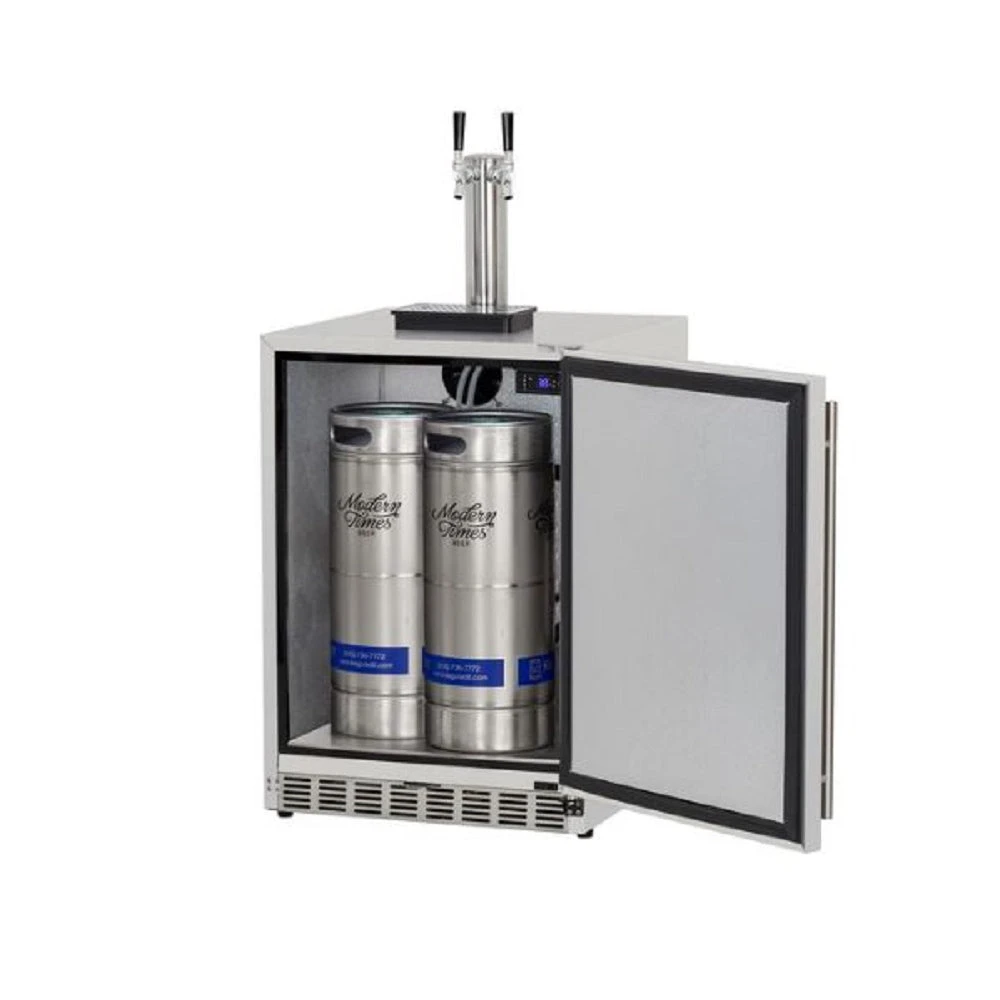 RCS Dual Tap Outdoor Stainless Steel Kegerator 4 RCS Dual Tap Outdoor Stainless Steel Kegerator - Image 2