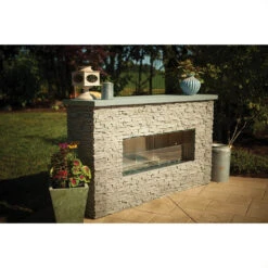RCS Cedar Creek Outdoor Gas Fireplace (Ready-to-Finish) -Outdoor Kitchen Shop RFPLECONLED3