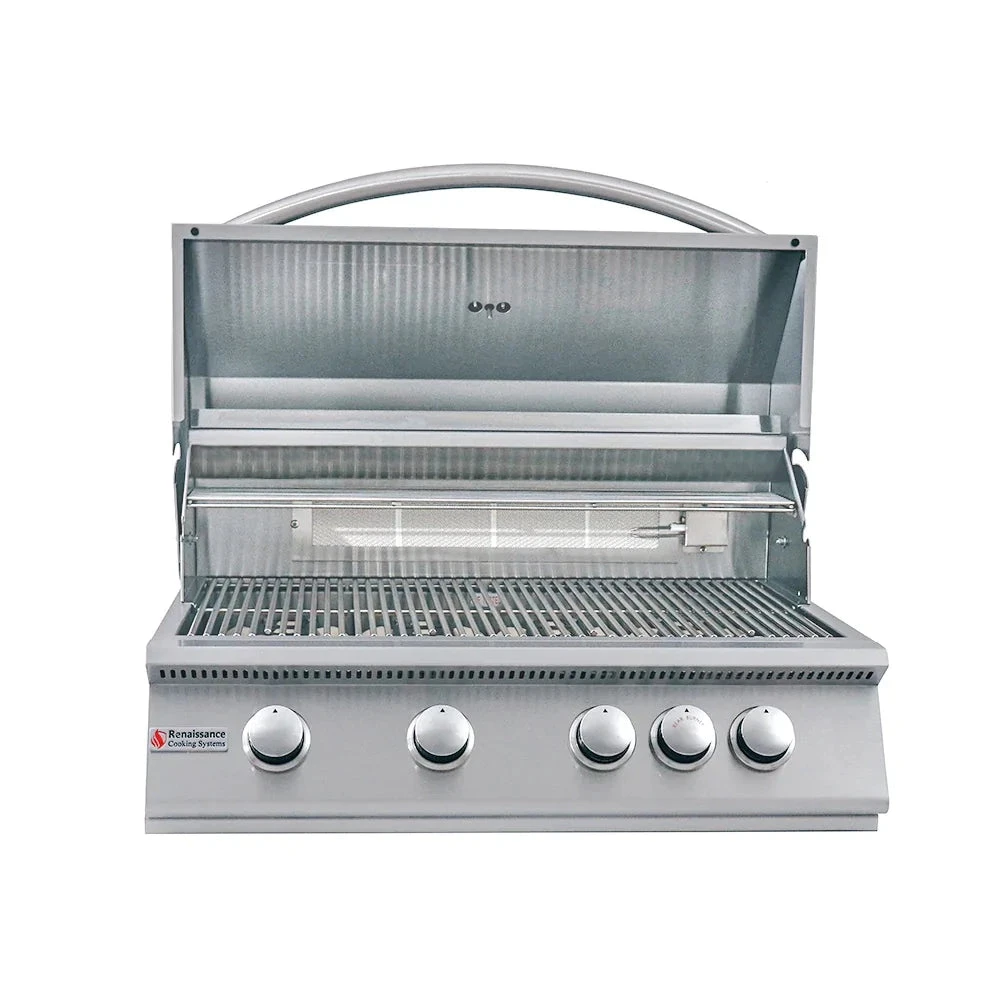 RCS Premier Series 32" Freestanding Gas Grill With Rear Infrared Burner 6 RCS Premier Series 32" Freestanding Gas Grill With Rear Infrared Burner - Image 4