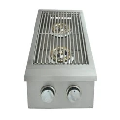 RCS Premier Double Side Burner With Lid 14 RCS Premier Double Side Burner With Lid -Outdoor Kitchen Shop RJCSSB RJCSSBLP3