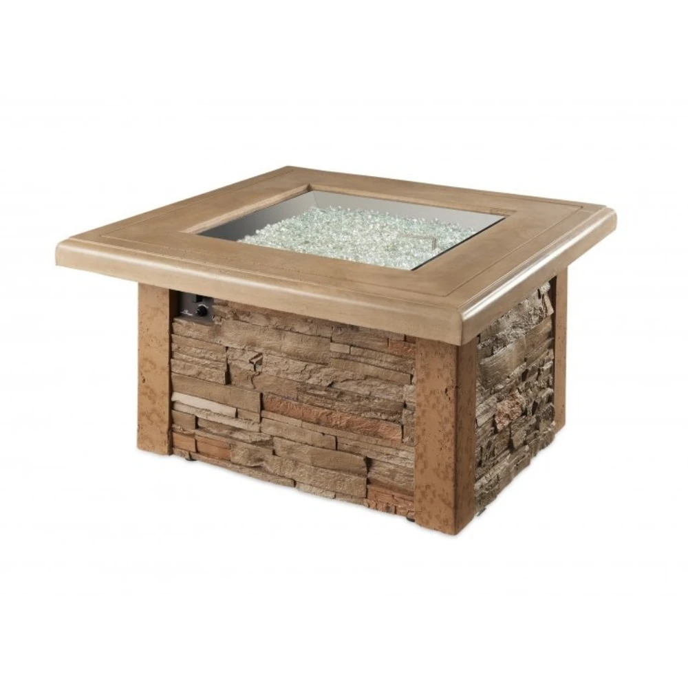 The Outdoor Greatroom Company Sierra Square Gas Fire Pit Table (SIERRA-2424-M-K) 4 The Outdoor Greatroom Company Sierra Square Gas Fire Pit Table (SIERRA-2424-M-K) - Image 2