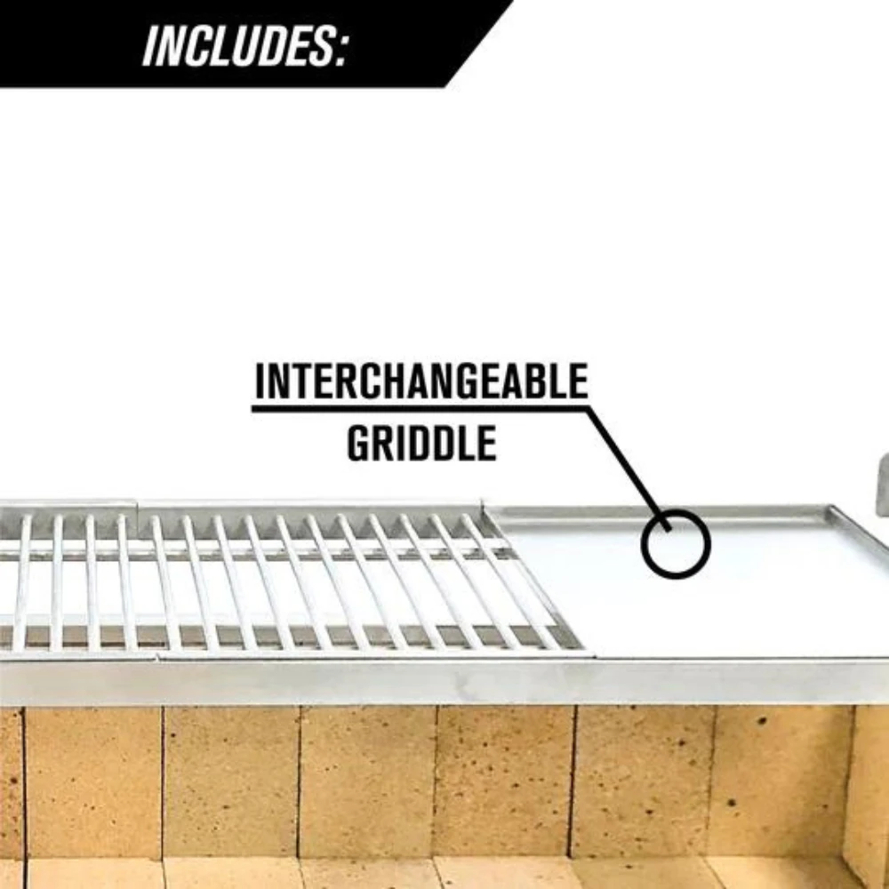 Tagwood BBQ Argentine Santa Maria Wood Fire & Charcoal Grill With Top Lid (BBQ01SS) 8 Tagwood BBQ Argentine Santa Maria Wood Fire & Charcoal Grill With Top Lid (BBQ01SS) - Image 6