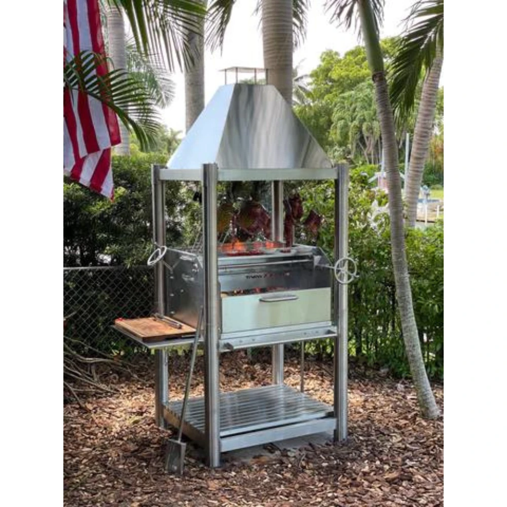 Tagwood BBQ Argentine Wood Fire & Charcoal Grill All Stainless Steel (BBQ02SS) 7 Tagwood BBQ Argentine Wood Fire & Charcoal Grill All Stainless Steel (BBQ02SS) - Image 5