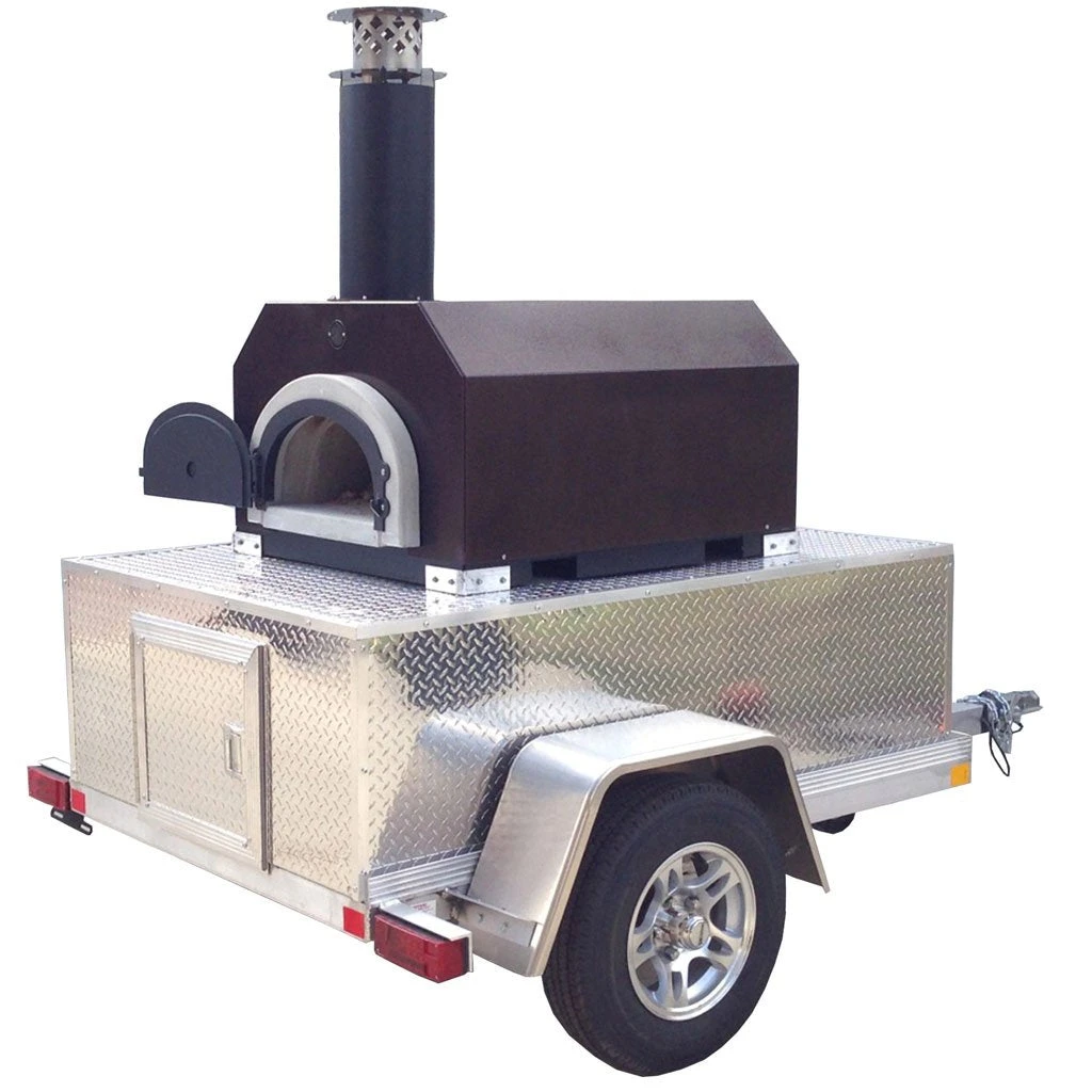 Chicago Brick Oven 750 Tailgater Wood Fired Pizza Oven On Trailer 5 Chicago Brick Oven 750 Tailgater Wood Fired Pizza Oven On Trailer - Image 3