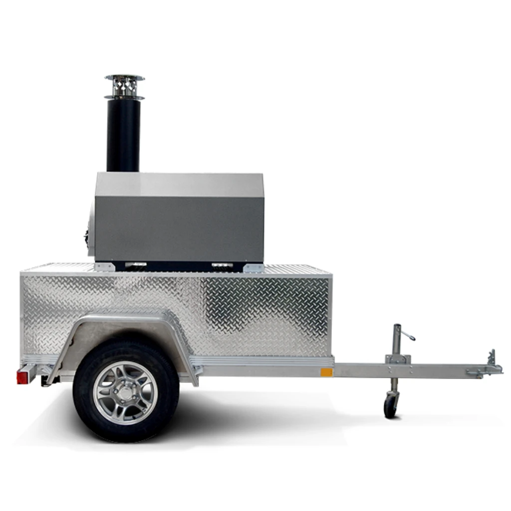 Chicago Brick Oven 750 Tailgater Wood Fired Pizza Oven On Trailer 6 Chicago Brick Oven 750 Tailgater Wood Fired Pizza Oven On Trailer - Image 4