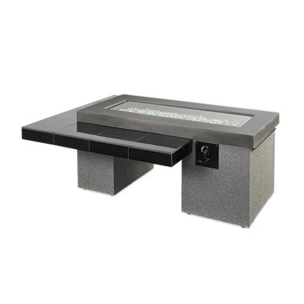 The Outdoor Greatroom Company Black Uptown Linear Gas Fire Pit Table (UPT-1242) 5 The Outdoor Greatroom Company Black Uptown Linear Gas Fire Pit Table (UPT-1242) - Image 3