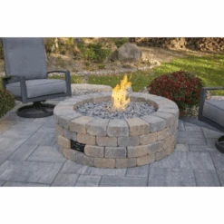 The Outdoor Greatroom Company Bronson Block Round Gas Fire Pit Kit (BRON52-K) 23 The Outdoor Greatroom Company Bronson Block Round Gas Fire Pit Kit (BRON52-K) -Outdoor Kitchen Shop TheOutdoorGreatroomCompanyBronsonBlockRoundGasFirePitKit BRON52 K 11