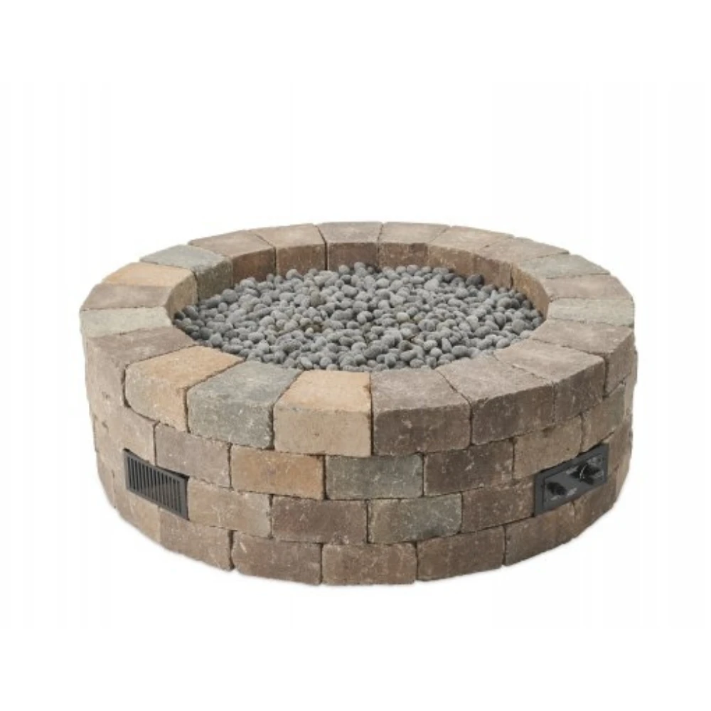 The Outdoor Greatroom Company Bronson Block Round Gas Fire Pit Kit (BRON52-K) 10 The Outdoor Greatroom Company Bronson Block Round Gas Fire Pit Kit (BRON52-K) - Image 8