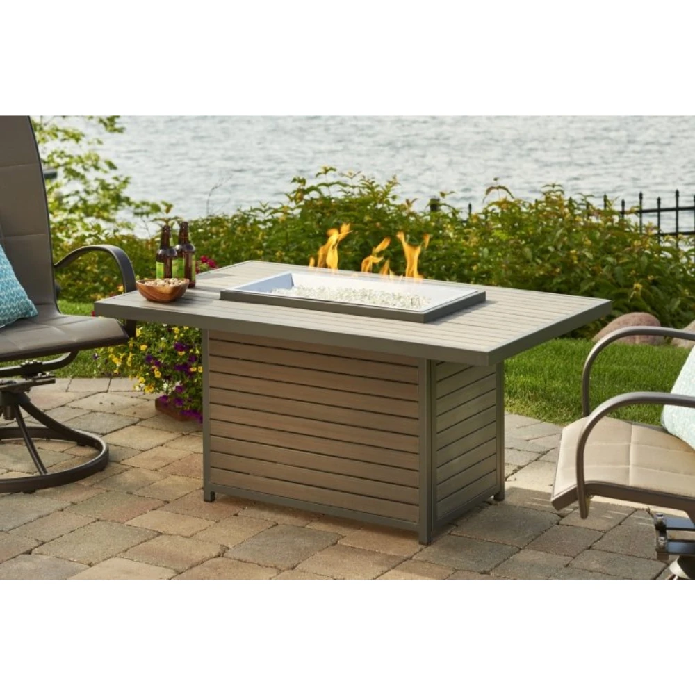 The Outdoor Greatroom Company Brooks Rectangular Gas Fire Pit Table (BRK-1224-19-K) 9 The Outdoor Greatroom Company Brooks Rectangular Gas Fire Pit Table (BRK-1224-19-K) - Image 7