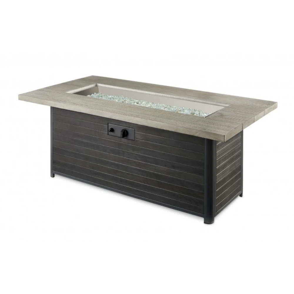The Outdoor Greatroom Company Brown Cedar Ridge Linear Gas Fire Pit Table (CR-1242-K) 3 The Outdoor Greatroom Company Brown Cedar Ridge Linear Gas Fire Pit Table (CR-1242-K)