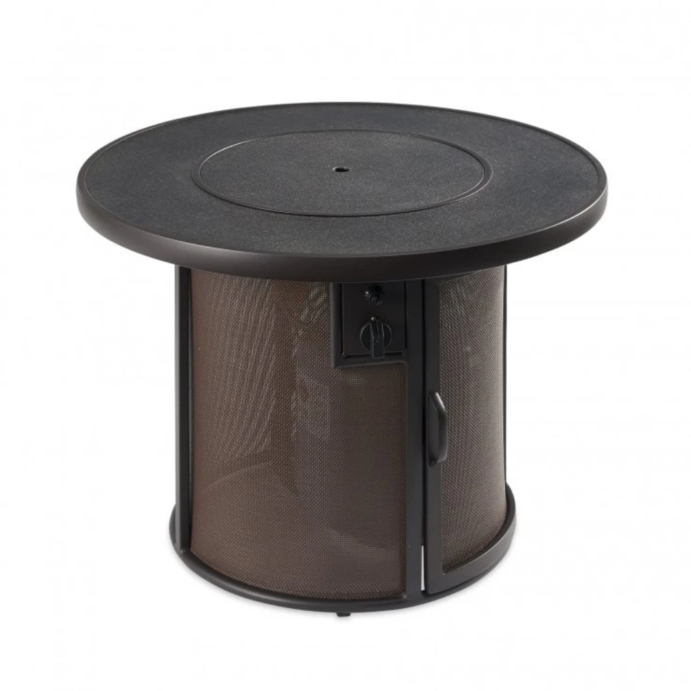 The Outdoor Greatroom Company Brown Stonefire Round Gas Fire Pit Table (SF-32-K) 6 The Outdoor Greatroom Company Brown Stonefire Round Gas Fire Pit Table (SF-32-K) - Image 4