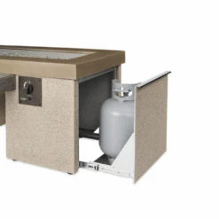 The Outdoor Greatroom Company Brown Uptown Linear Gas Fire Pit Table (UPT-1242-BRN) -Outdoor Kitchen Shop TheOutdoorGreatroomCompanyBrownUptownLinearGasFirePitTable UPT 1242 BRN 3