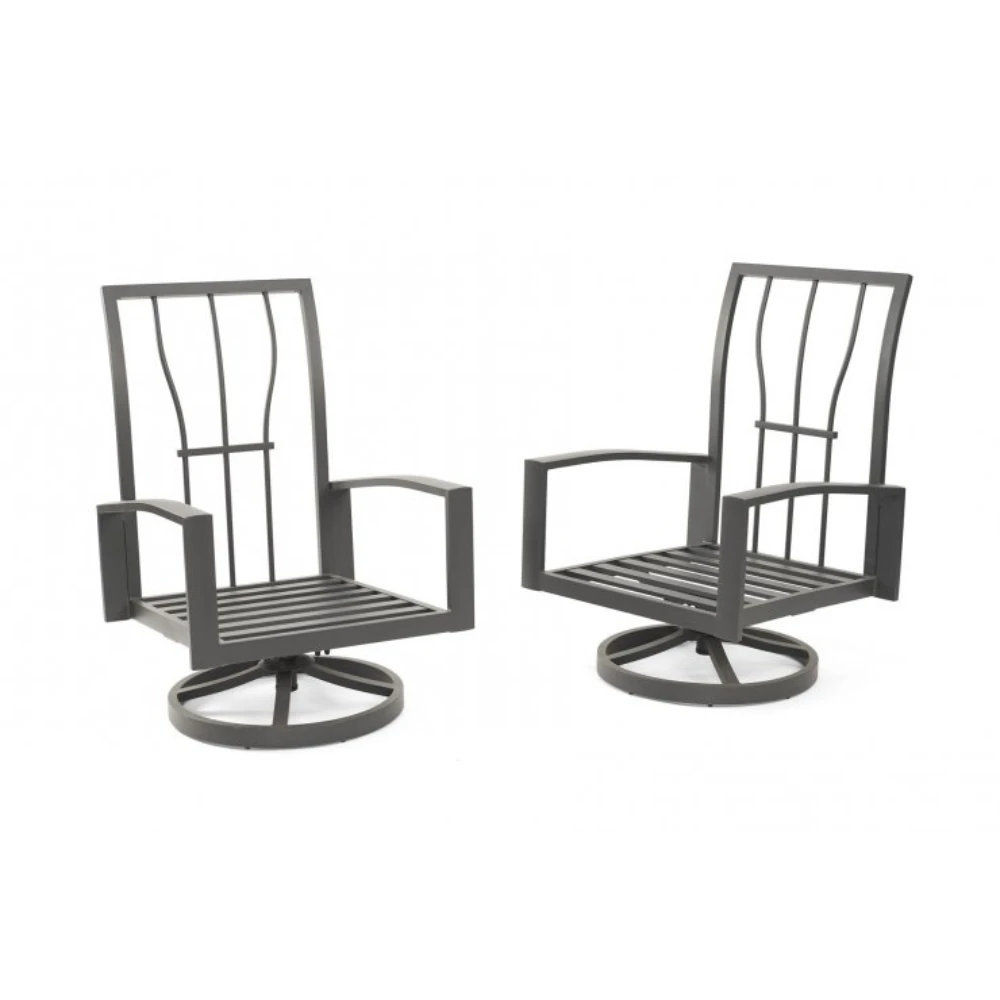 The Outdoor Greatroom Company Cast Ash Lyndale Highback Swivel Rocking Chairs (LSR-CA) 5 The Outdoor Greatroom Company Cast Ash Lyndale Highback Swivel Rocking Chairs (LSR-CA) - Image 3