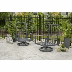 The Outdoor Greatroom Company Cast Ash Lyndale Highback Swivel Rocking Chairs (LSR-CA) 11 The Outdoor Greatroom Company Cast Ash Lyndale Highback Swivel Rocking Chairs (LSR-CA) -Outdoor Kitchen Shop TheOutdoorGreatroomCompanyCastAshLyndaleHighbackSwivelRockingChairs LSR CA 5