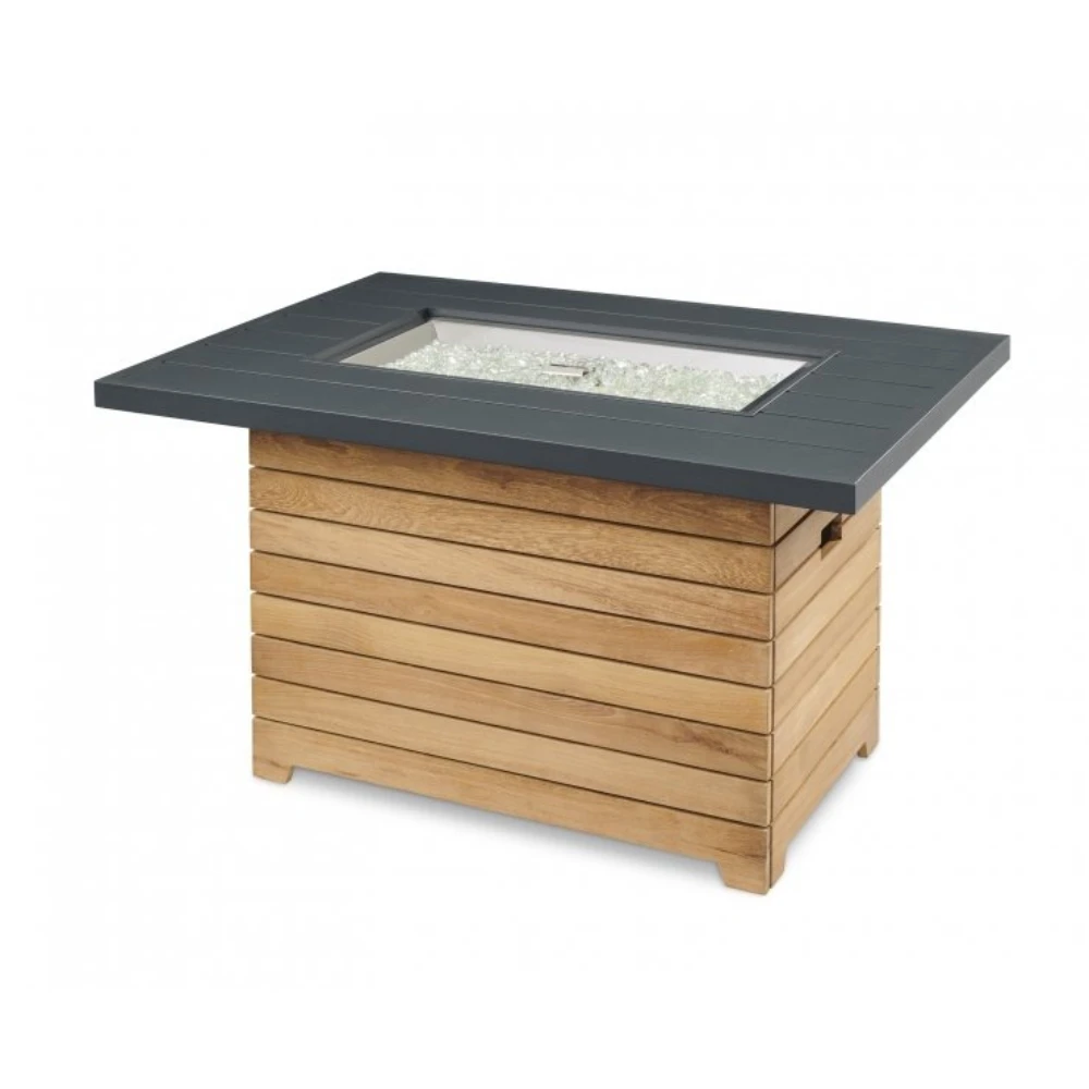 The Outdoor Greatroom Company Darien Rectangular Gas Fire Pit Table With Aluminum Top (DAR-1224-K) 5 The Outdoor Greatroom Company Darien Rectangular Gas Fire Pit Table With Aluminum Top (DAR-1224-K) - Image 3