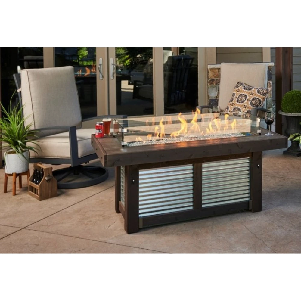 The Outdoor Greatroom Company Denali Brew Linear Gas Fire Pit Table (DENBR-1242) 9 The Outdoor Greatroom Company Denali Brew Linear Gas Fire Pit Table (DENBR-1242) - Image 7