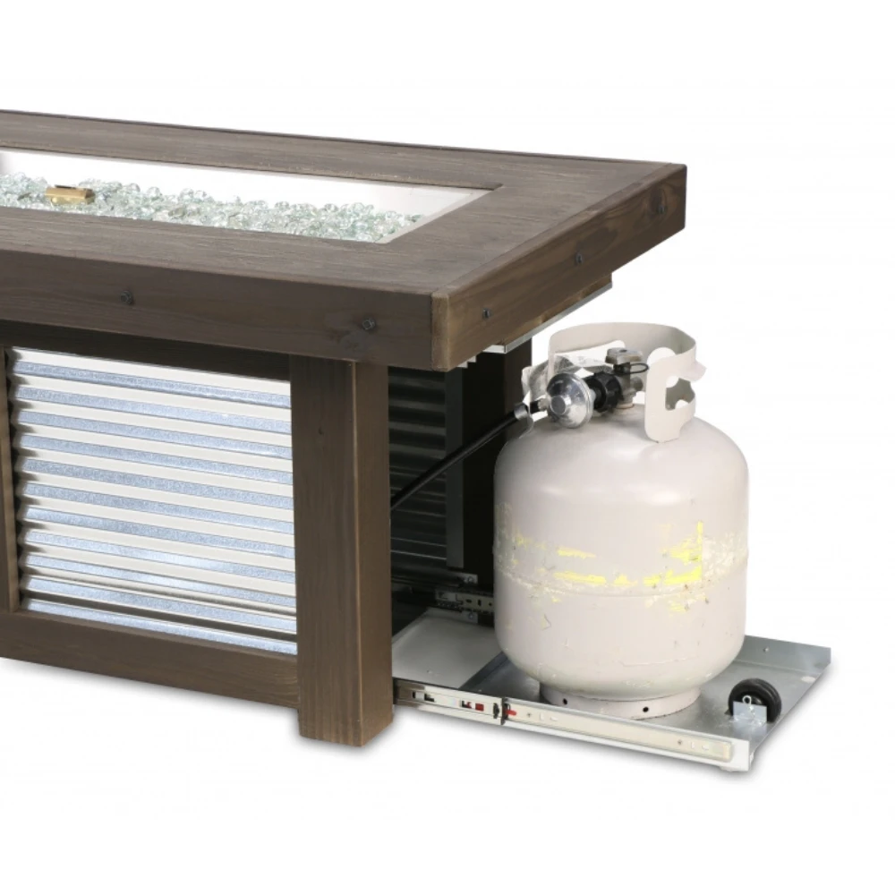 The Outdoor Greatroom Company Denali Brew Linear Gas Fire Pit Table (DENBR-1242) 7 The Outdoor Greatroom Company Denali Brew Linear Gas Fire Pit Table (DENBR-1242) - Image 5