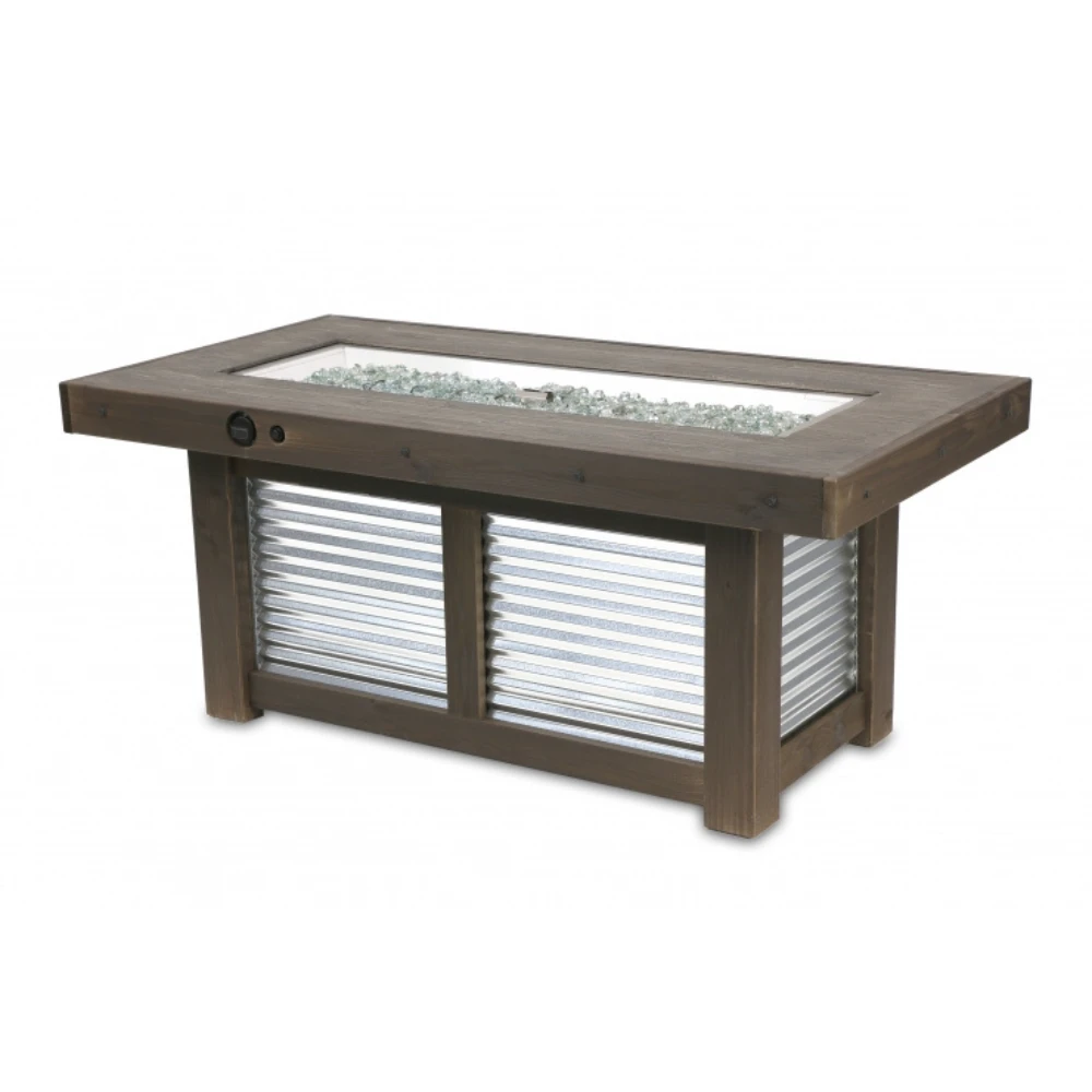 The Outdoor Greatroom Company Denali Brew Linear Gas Fire Pit Table (DENBR-1242) 4 The Outdoor Greatroom Company Denali Brew Linear Gas Fire Pit Table (DENBR-1242) - Image 2