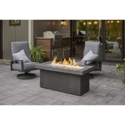 The Outdoor Greatroom Company Grey Key Largo Linear Gas Fire Pit Table (KL-1242-MM) 11 The Outdoor Greatroom Company Grey Key Largo Linear Gas Fire Pit Table (KL-1242-MM) -Outdoor Kitchen Shop TheOutdoorGreatroomCompanyGreyKeyLargoLinearGasFirePitTable KL 1242 MM 2