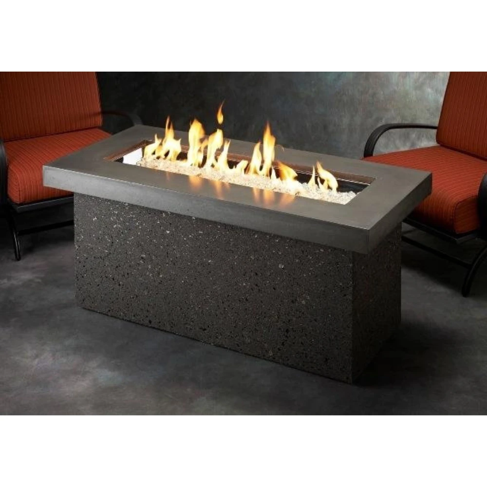 The Outdoor Greatroom Company Grey Key Largo Linear Gas Fire Pit Table (KL-1242-MM) 5 The Outdoor Greatroom Company Grey Key Largo Linear Gas Fire Pit Table (KL-1242-MM) - Image 3